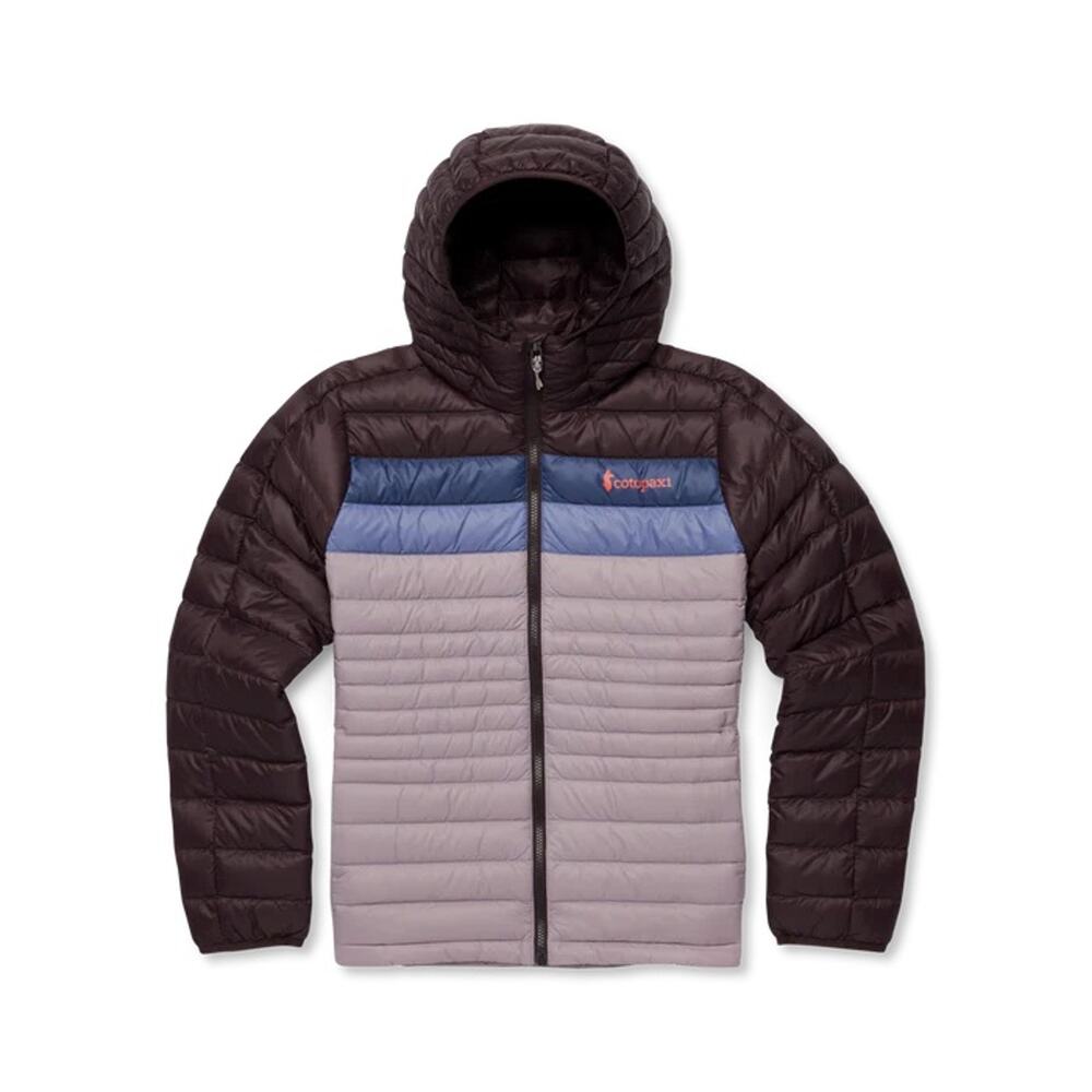 Cotopaxi Fuego Down Hooded Jacket - Women's Medium, Coffee/Quartz, NWT
